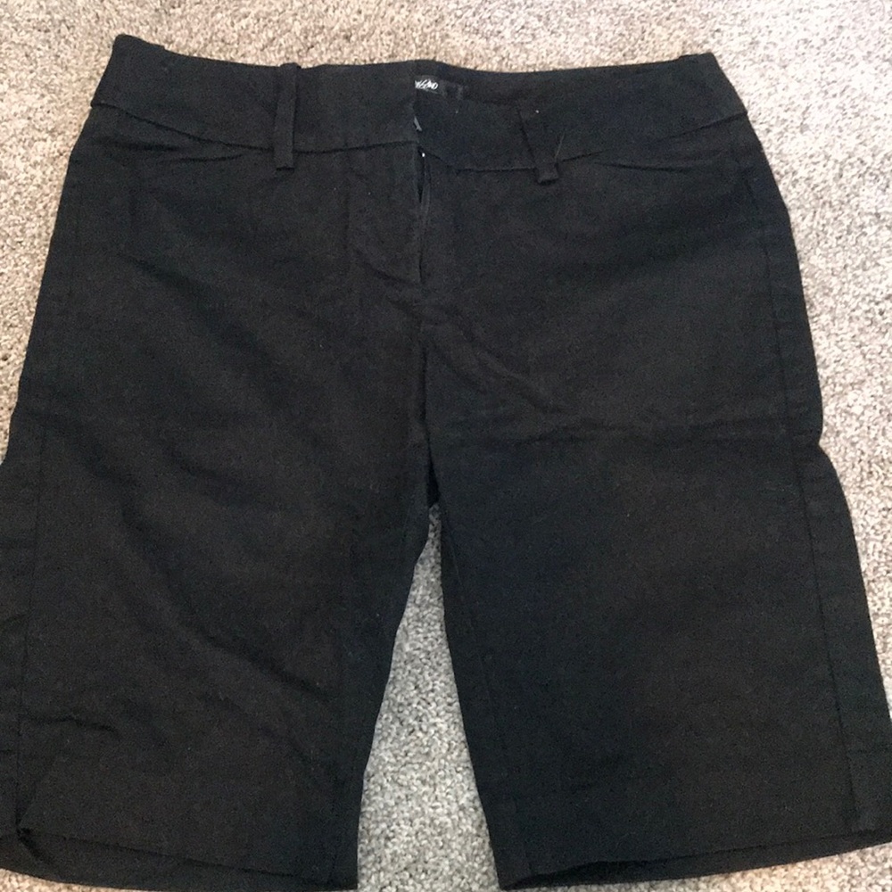 Black shorts Bermuda shorts